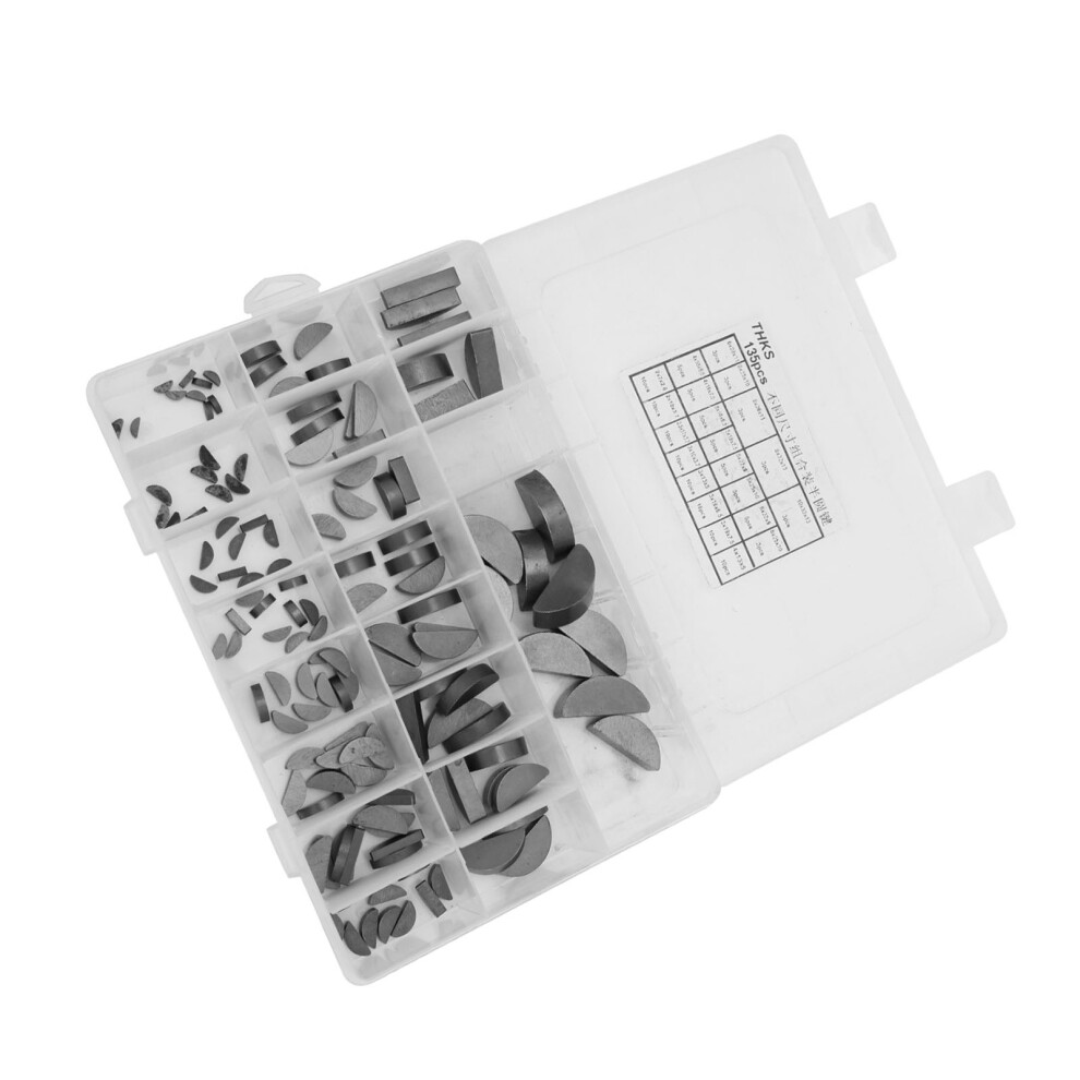 Multifunctional 135 Pcs Woodruff Key Kit For Pulley Crank Flywheel 8771362494791