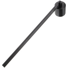 Simple Design Candle Snuffer Lightweight Iron Tool for Safely Extinguishing Candles Elegant Black Finish for Home Wedding and Party Use