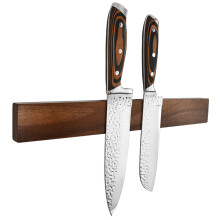 Portacoltelli magnetico a doppia capacità, design unico ed elegante per la tua cucina, magnete multifunzione per coltelli con magnete al neodimio