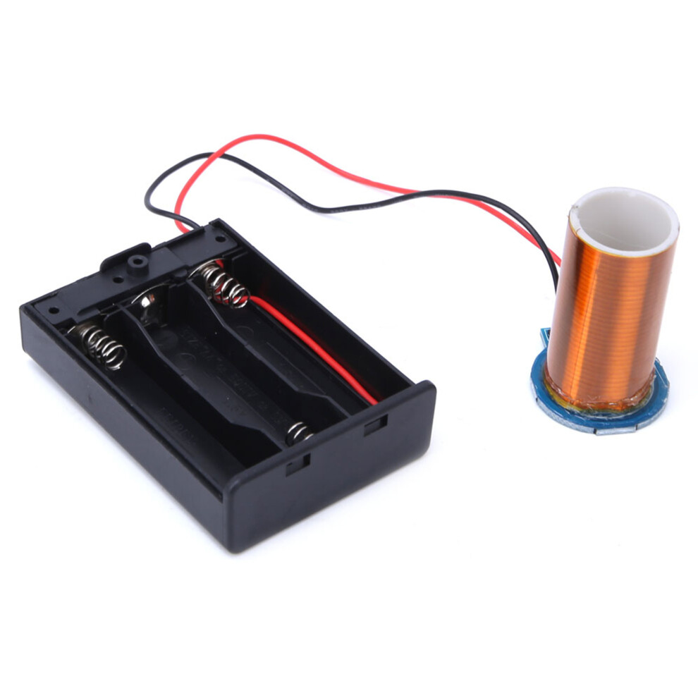 Small Tesla Coil Electronic Diy Kit Battery Powered No Arc Remote Ignition 7901362495776