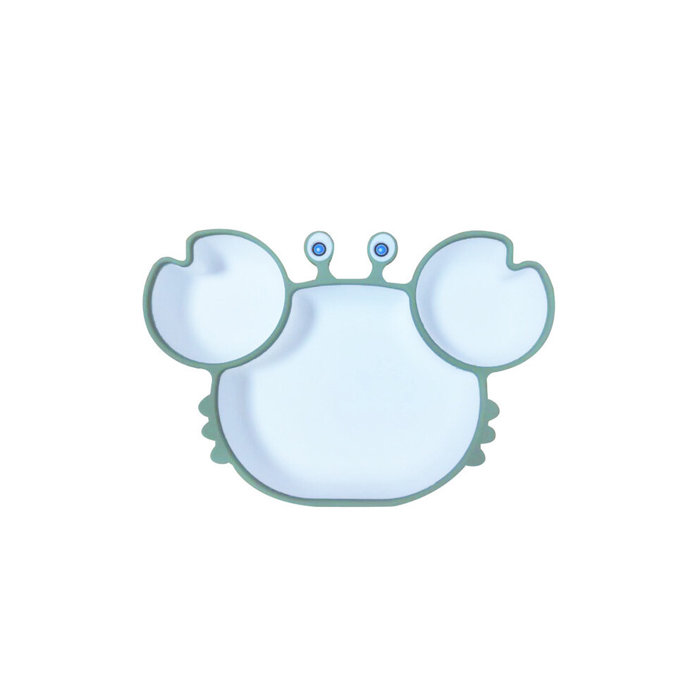 Cute Crab-Shaped Suction Plates For Toddlers, Extra Strong Suction Silicone Plates Fast Drying Dishwasher Safe Microwave Safe For Baby Feeding Supplie