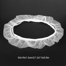 Mittelfreier weißer Air-Mesh-Vogelschutzdeckel 41x15cm bis 75x31,5cm