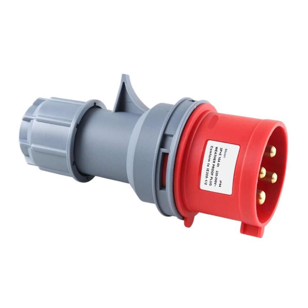 Industrial Plug And Socket 4 Core 16A Docking Aviation Waterproof And Dustproof Non-Explosion-Proof Connector Three-Phase Power(Plug) 9067246813369