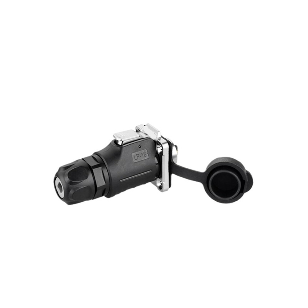 Lp16 Flange Waterproof Aviation Plug Socket 2 3 45 7 8 9 Core Male And Female Docking Industrial Connector Plug-In(3 Cores) 9105992157006