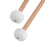 2Pcs White Felt Drum Mallet Hammer for Timpani Snare Drum 11