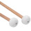 2Pcs White Felt Drum Mallet Hammer for Timpani Snare Drum 3