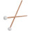 2Pcs White Felt Drum Mallet Hammer for Timpani Snare Drum 6