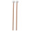 2Pcs White Felt Drum Mallet Hammer for Timpani Snare Drum 5