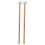 2Pcs White Felt Drum Mallet Hammer for Timpani Snare Drum 1