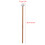 2Pcs White Felt Drum Mallet Hammer for Timpani Snare Drum 8