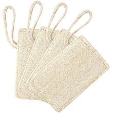 Ferramentas de limpeza multiuso, esponjas reutilizáveis à base de plantas, esponjas de bucha vegetal natural, esfregões ecológicos e