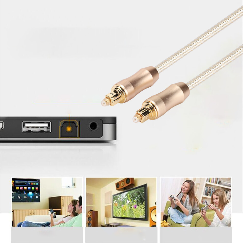 Spdif Toslink Optical Fiber Audio Cable 3M For Amplifiers & Decoders 6951362498056