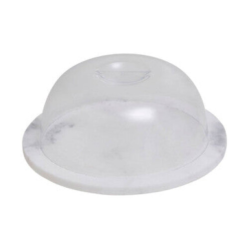 Round Marble Cheese Board Clear Domed Lid 1