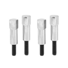 12 Pcs Chrome Valve Cover Bolt Set for Ford 260-351W Engines