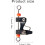 4Pcs Release Clip Downrigger Release Clip with Adjustable Tension for Outriggers Downriggers 4