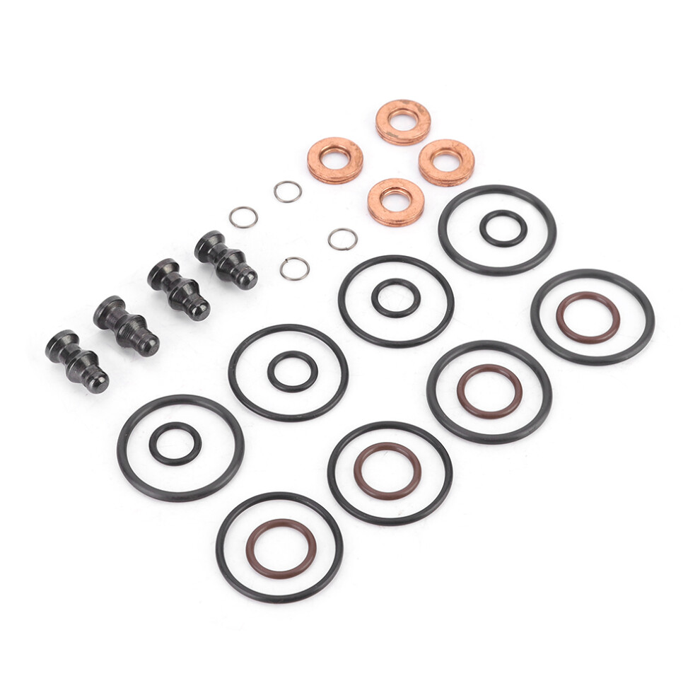 Fuel Injector Seal Washer Kit For A2 A3 A4 1.2/1.4/1.9 Tdi, Copper & Abs 7901362501415