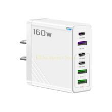B03C Portable 160W Wall Base Multi Port Power Adaptier Tablet Charging Block