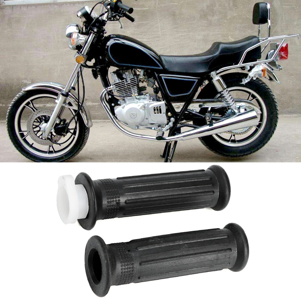 Durable Rubber Handlebar Grip & Throttle Switch For Suzuki Gn125 Gs125 1 Pair 3521362501266