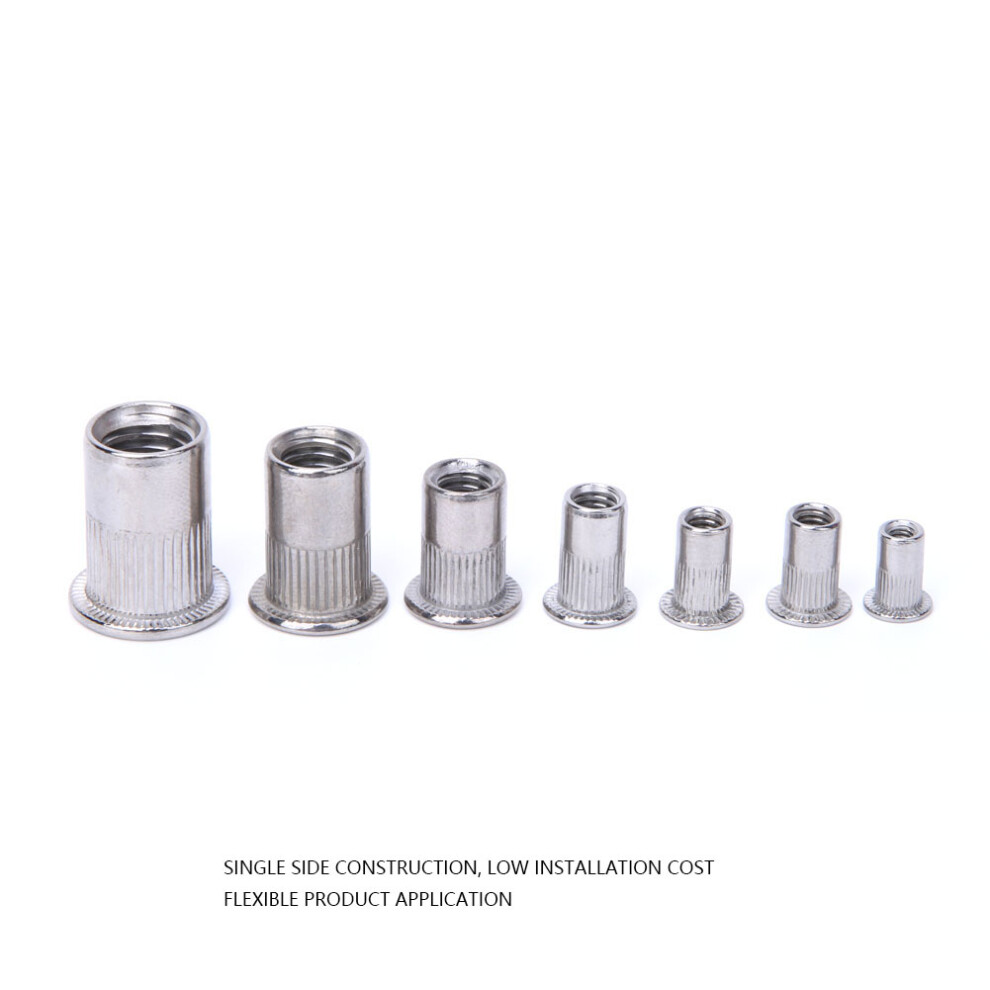 165 Pcs Stainless Steel Rivet Nut Kit M3âM10 Pull Rivet Nuts 6901362498129