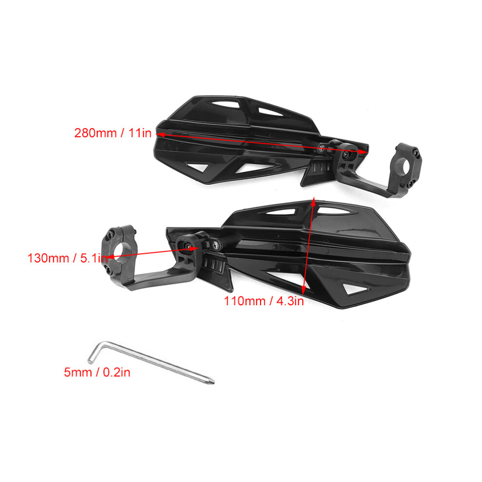 Yamaha Motorcycle 22Mm Hand Guard Protector Rustproof & Durable Auto Accessory 6901362500631
