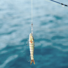 Multi Jointed Swimming Baits 13.5cm 27g Fishing Lures Slow Sinking Bass 4#