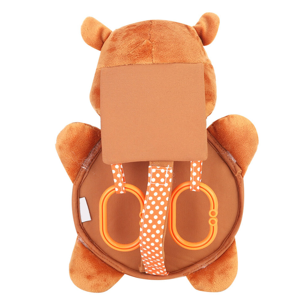 Cute Animal Shape Baby Car Backseat Mirror, 35x23.5cm, Plush & Safety