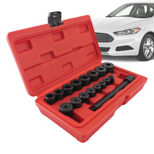 Clutch Alignment Tool,17-Pieces Heavy Duty Clutch Aligning Kit - Automotive Auxiliary Parts for Resurfacing Installation Repair Mechanic Highway