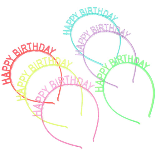 30Pz Colorati Compleanno Fasce Per Bambini
