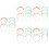30Pz Colorati Compleanno Fasce Per Bambini 10