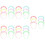30Pz Colorati Compleanno Fasce Per Bambini 9