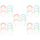 30Pz Colorati Compleanno Fasce Per Bambini 8