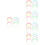 30Pz Colorati Compleanno Fasce Per Bambini 11