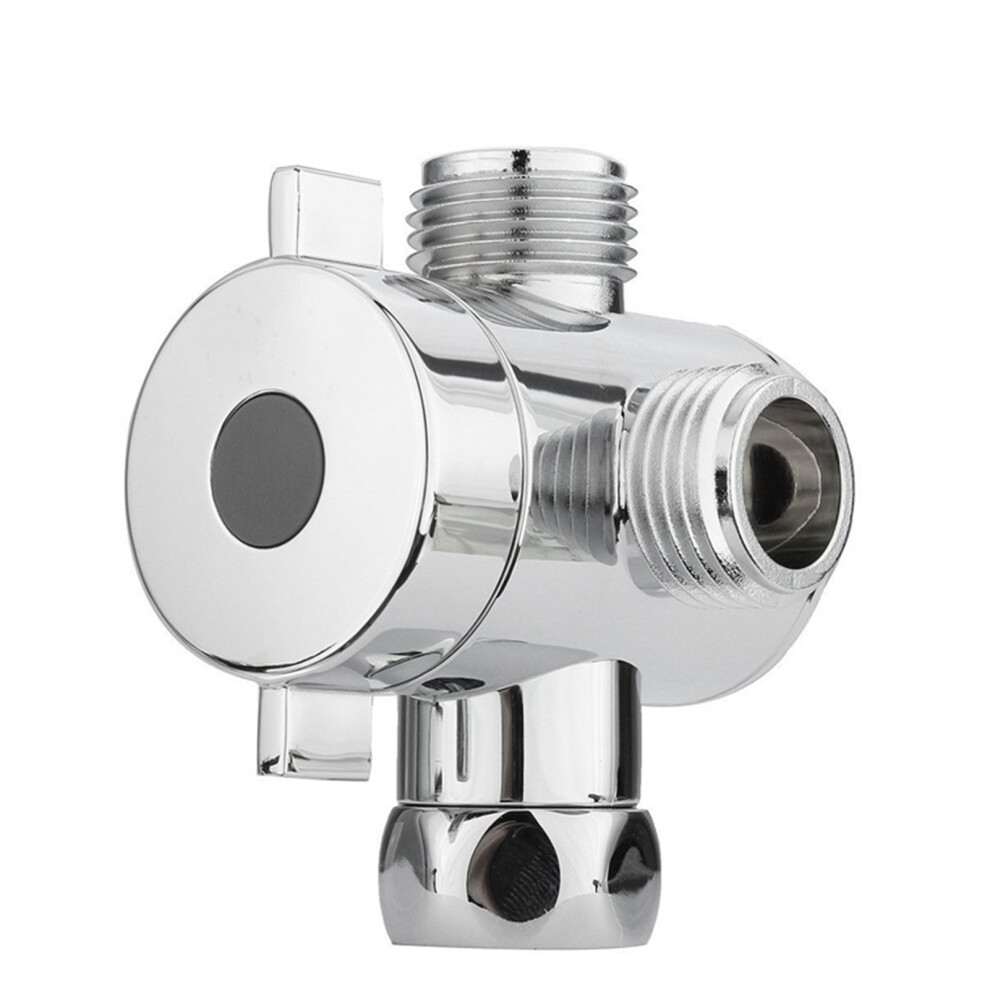 Durable Abs 3-Way Shower Diverter Valve With G1/2 Connector Chrome 4001362506052