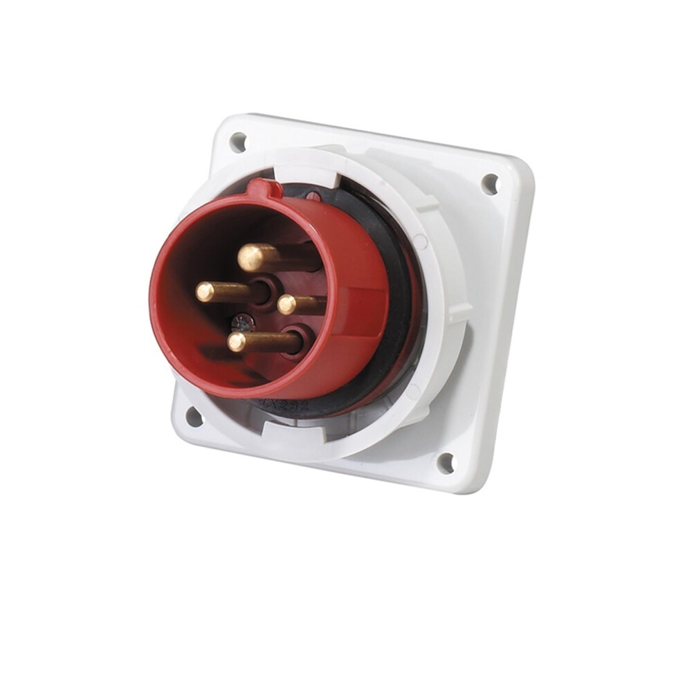 Ip67 Reverse Plug Waterproof Industrial Aviation Plug And Socket Connector Docking 3-Core 4-Hole 5-Core 16A/32A High-End Socket(Panel Plug4p 16A) 9339159306017