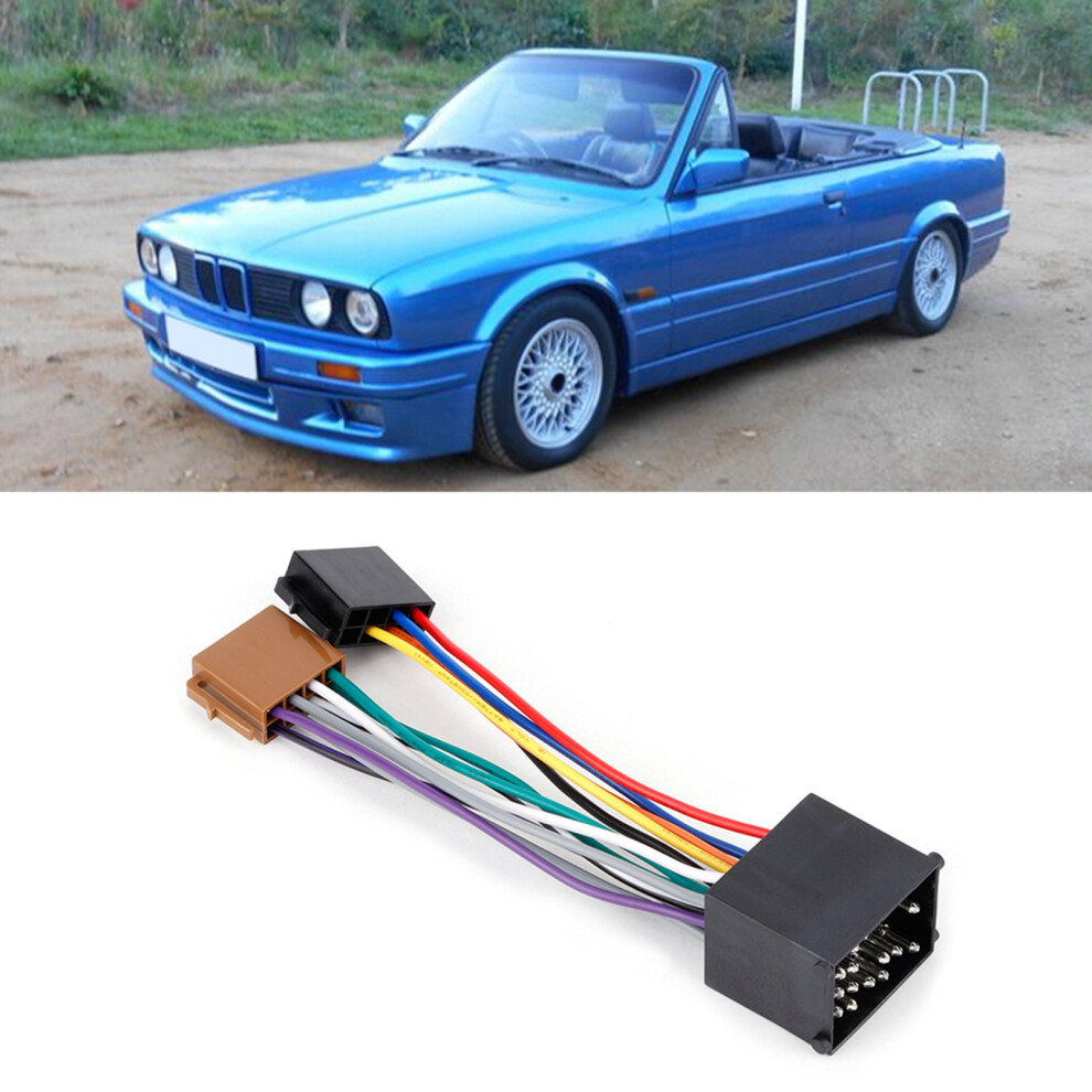 Stereo Harness Cable For Bmw E36 E46 E39 Durable Iso Plug Quick Connection 9401362507182