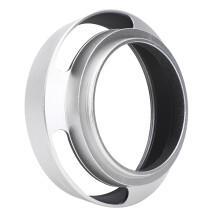 Silberne Aluminiumlegierung Hohlkehlen-Blendenhaube 40,5 mm für Leica Kamera Zubehör