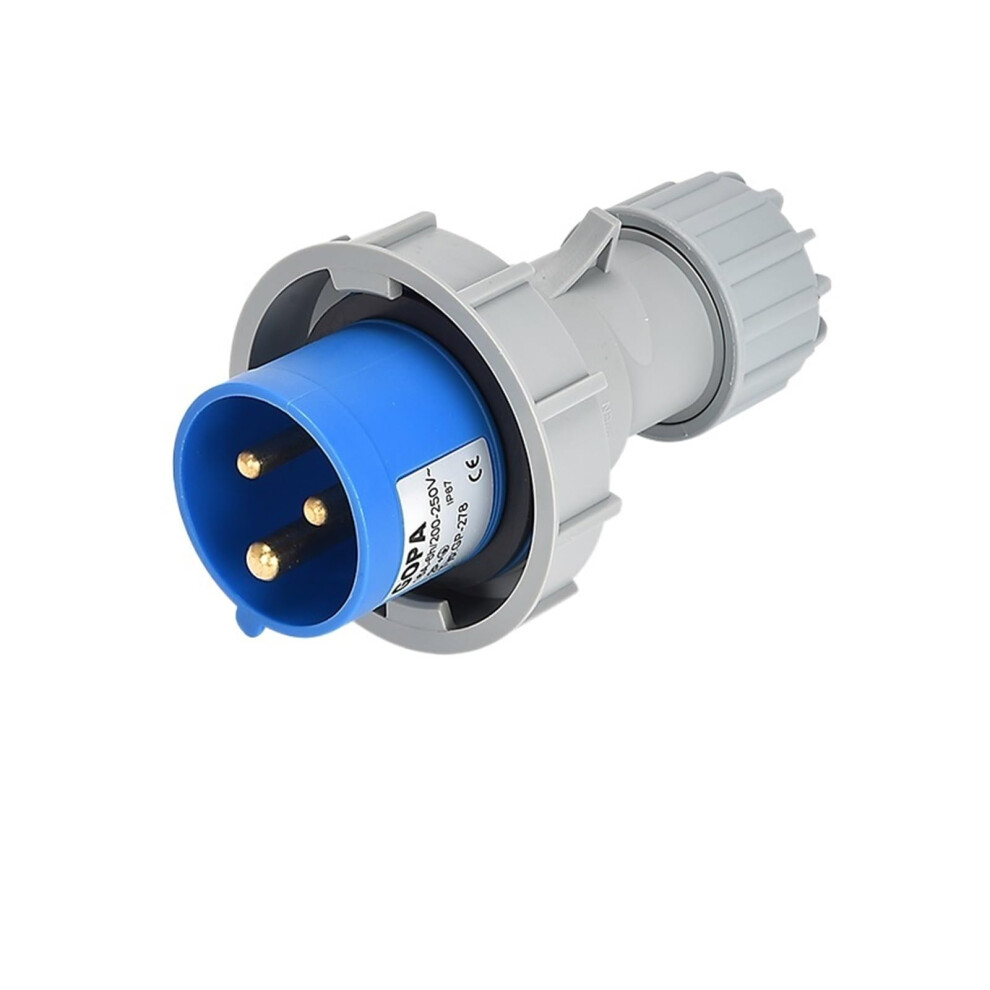 Ip67 Industrial Plug And Socket Electrical Connector 3Pin 4Pin 5Pin 16A/32A Waterproof Panel Surface Socket(Plug 3P32a) 9339159306062