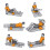 Lightweight EVA Roller for Pre/Post-Workout Massage - Choose 30cm 45cm 60cm 5