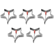 Formende Ausstechformen aus Edelstahl, antihaftbeschichtet, nahtlos, Mousse-Ringform für einfache Reinigung