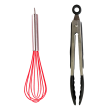 Silikon-Schneebesen-Set, flexibles Material & ergonomischer Griff, kratzfeste Oberfläche für hitzebeständiges Mischen, leicht zu reinigen, Tr
