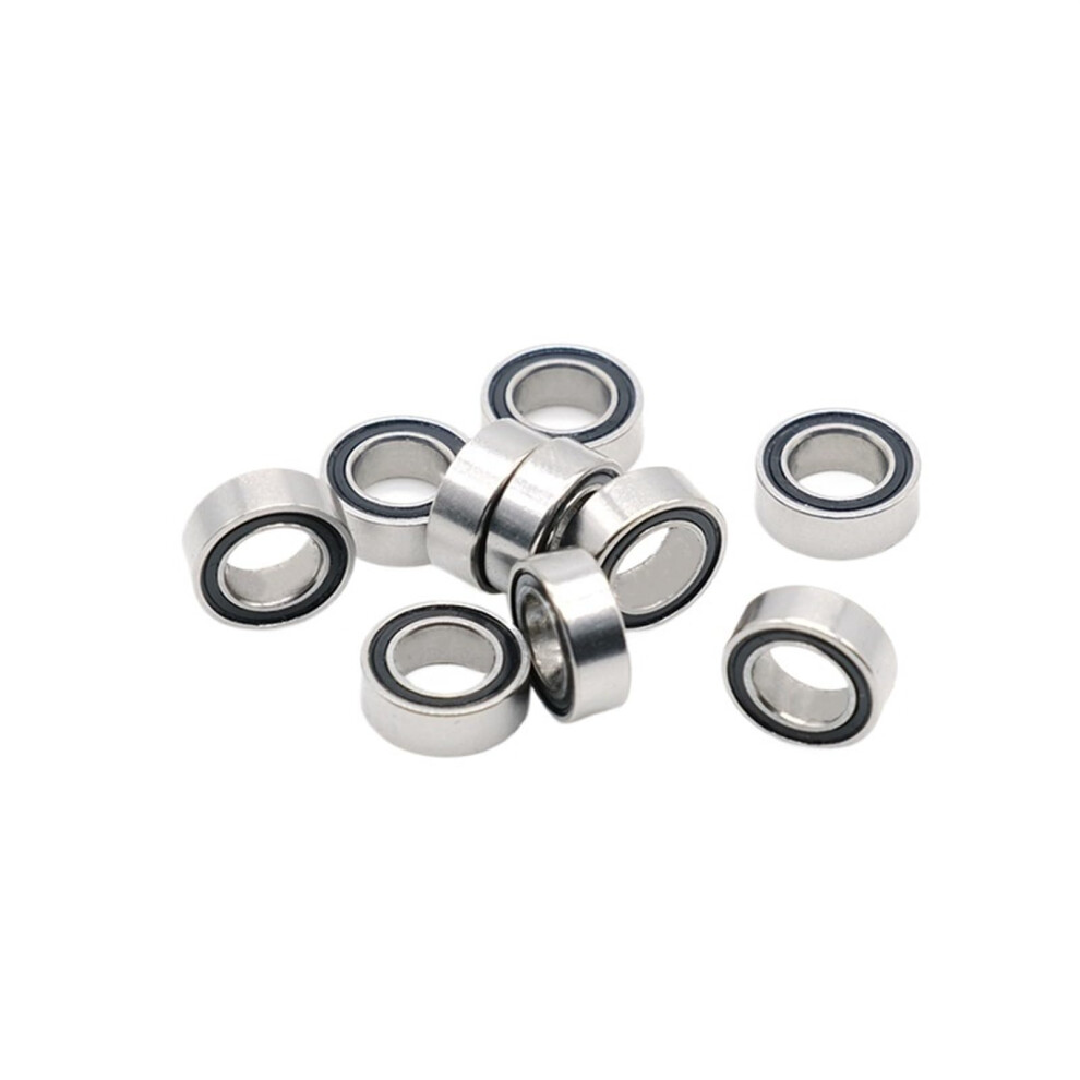 10Pcs Smr63 2Rs 3X6x2.5mm Stainless Steel Bearing Smr63-2Rs Abec-7 Anti-Rust Bearing Miniature Ball Bearing 9339159306451