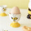 2Pc Ceramic Eggs Cup With Bees Embossed Pattern Holder Tray Kitchenwares Spring Home Decoration Breakfast Tableware Ceramic Tray 2