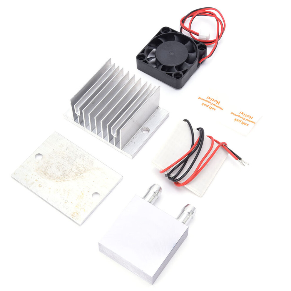 Electronics Thermoelectric Cooler Tec1-12706 70W Water Cooling Kit Heat Sink 9431362511094
