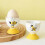 2 Piece Elegant Ceramic Eggs Cup Tray With Bees Embossing Pattern Spring Kitchen Breakfast Tableware Dining Table Decors Ceramic Tableware 4