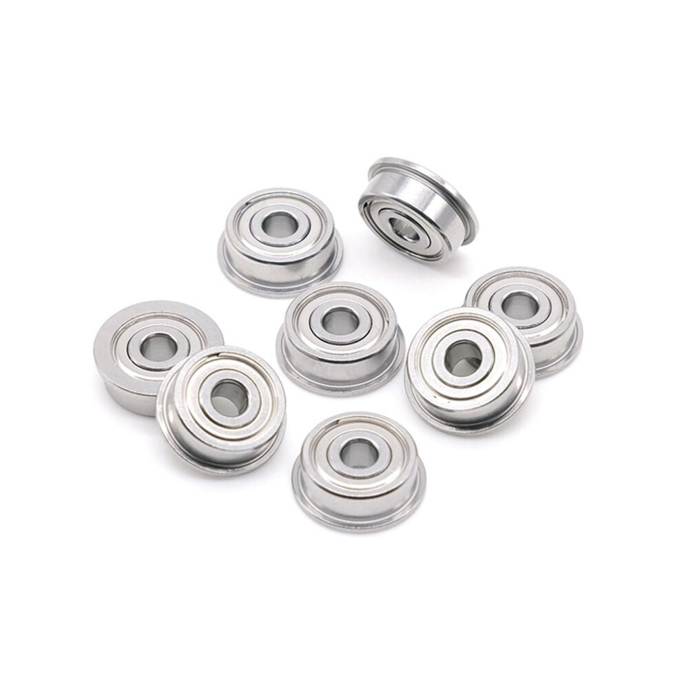 F604zz Flange Bearing 4X12x4 Mm Abec-7 10Pcs Flanged F604 Z Zz Ball Bearings 9323874041889