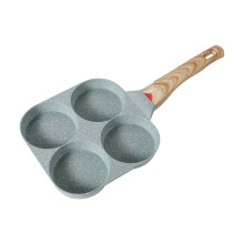 Quick Heat & Easy Clean Frying Pan, 4-Cup Omelette Skillet With Granite Non-Stick Coating Ideal For Healthy Cooking On All Stove Types Including Induc
