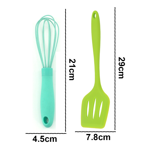 Multifunctional Egg Whisks, Durable Construction Ensures Longevity in Your Kitchen, Heat Resistant for Versatile Cooking, 2PCS 1
