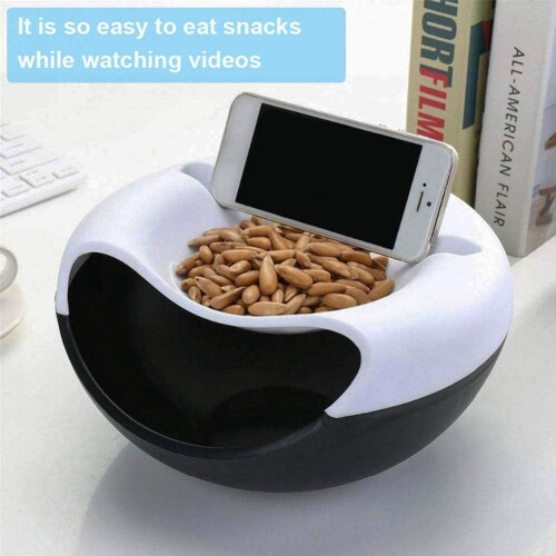 Διπλός Οργανωτής, Lazy Snack Bowls με Δημιουργικό Σερβίρισμα Σνακ, Πολυλειτουργική 2