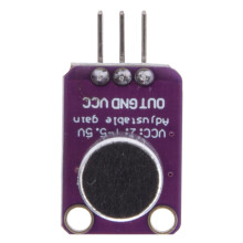 2Pcs MAX4466 Electret Microphone Amplifier Adjustable CMA-4544PF W