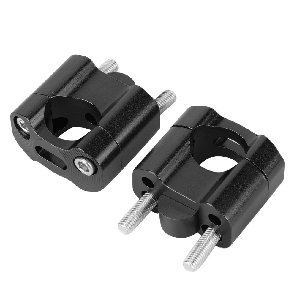 Motorbike Handlebar Riser Adapter 22Mm/28Mm Cnc Aluminum Alloy Black 6931362513300